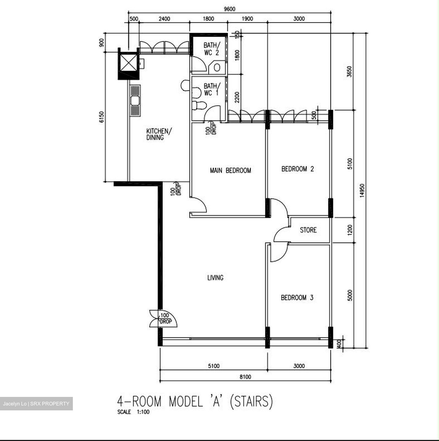 Blk 557 Jurong West Street 42 (Jurong West), HDB 4 Rooms #626052771